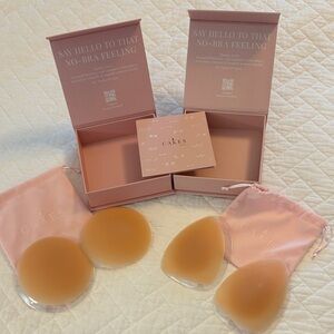 Cakes Nude Silicone Grippy Nipple Covers